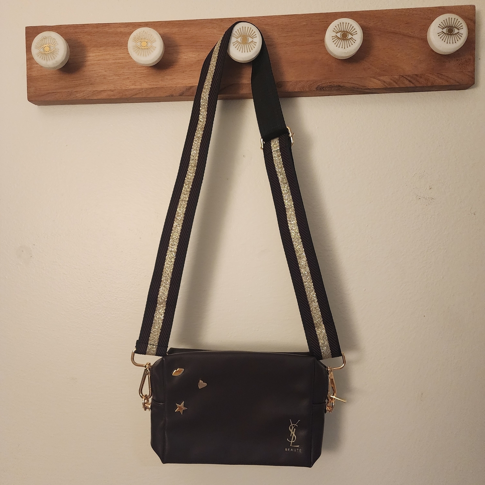 Yves Saint Laurent Maroon Crossbody Bag